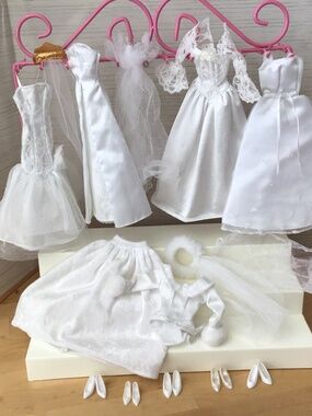 Barbie Doll Dresses and Veils